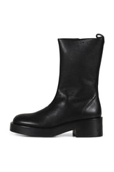 RIDER LEATHER BOOTS / BLACK 