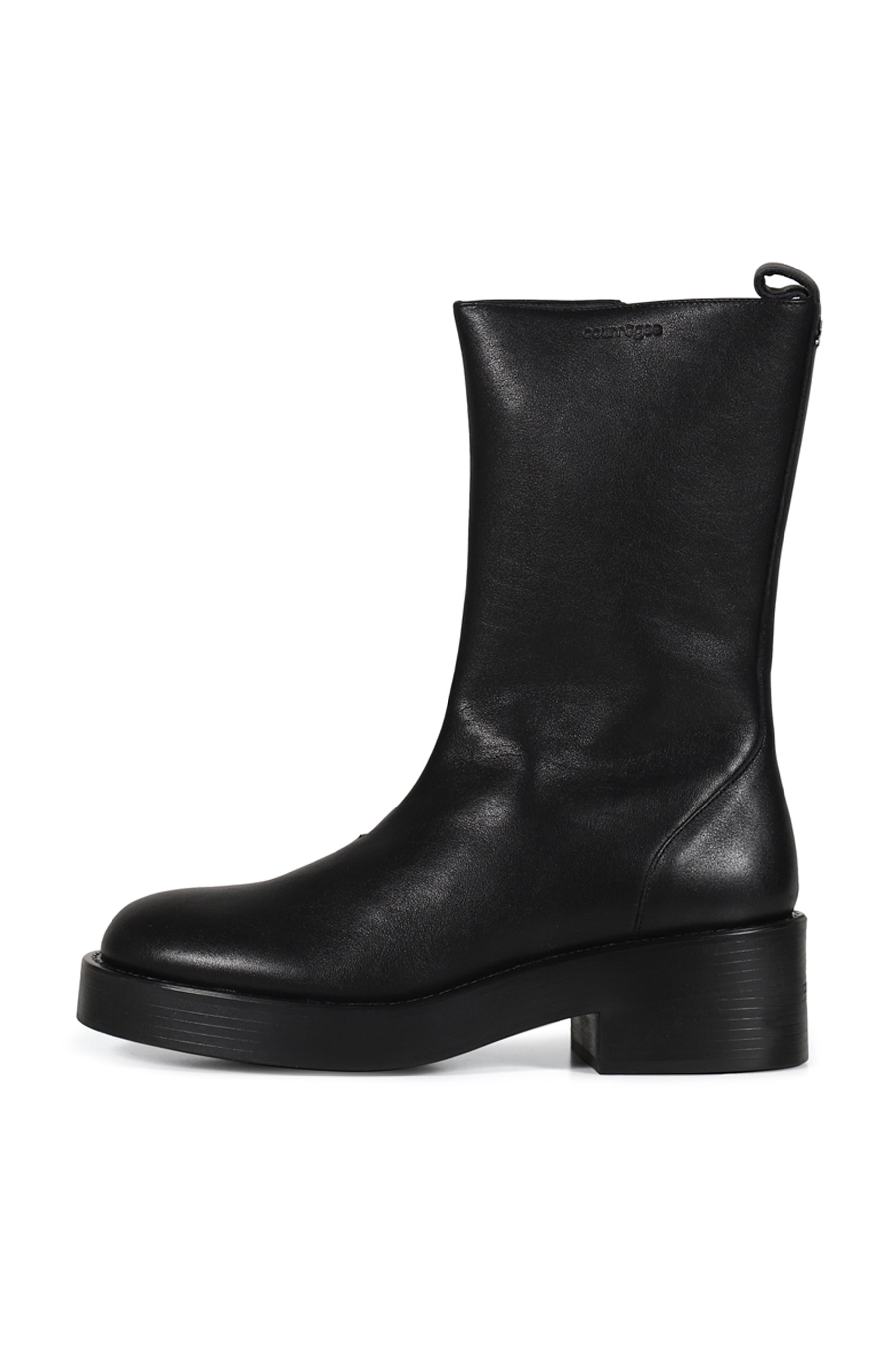 RIDER LEATHER BOOTS / BLACK 