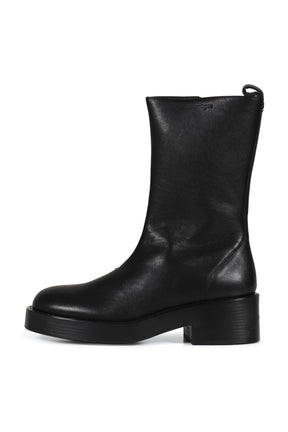 RIDER LEATHER BOOTS / BLACK 