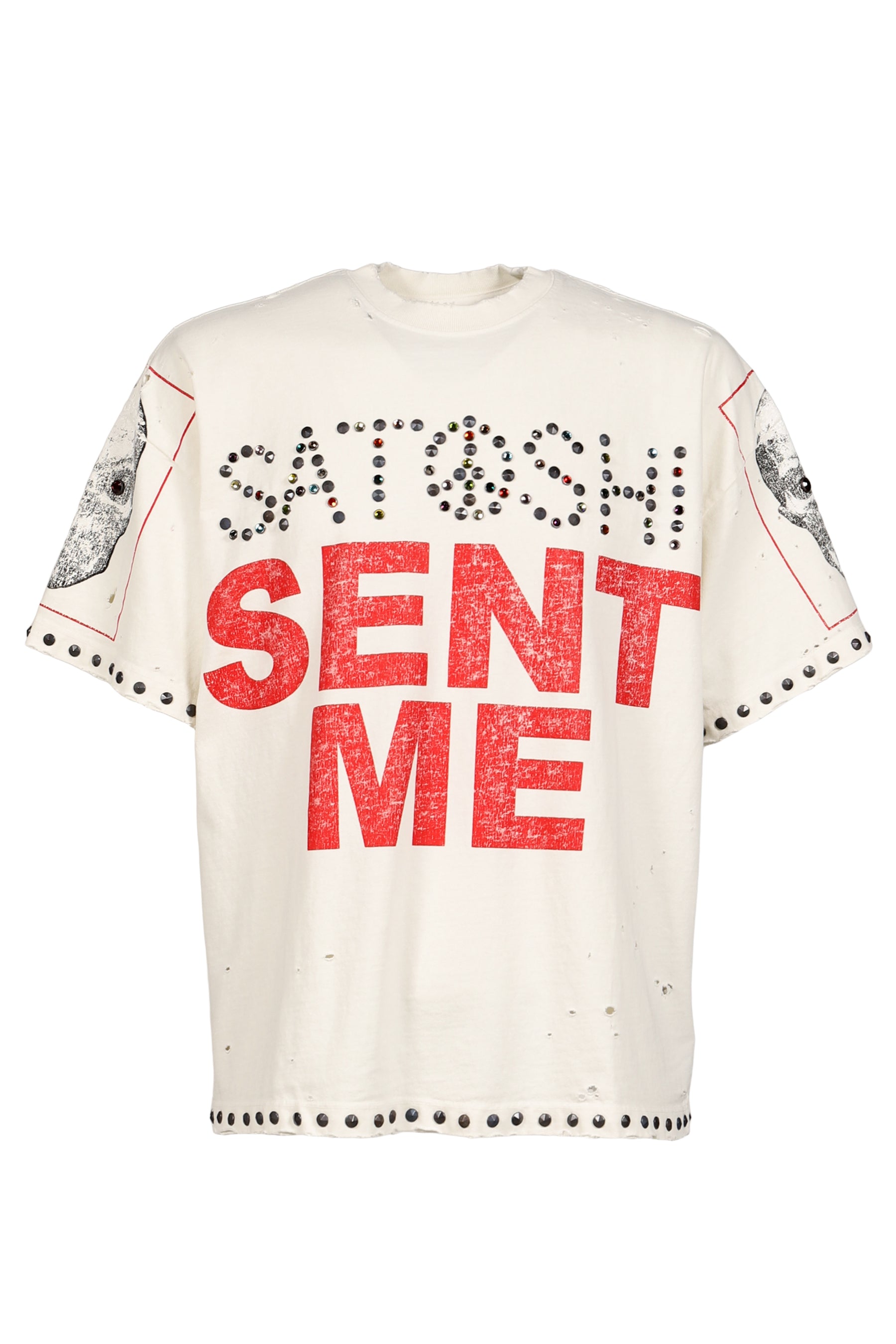 SATOSHI SENT ME TEE / WHT