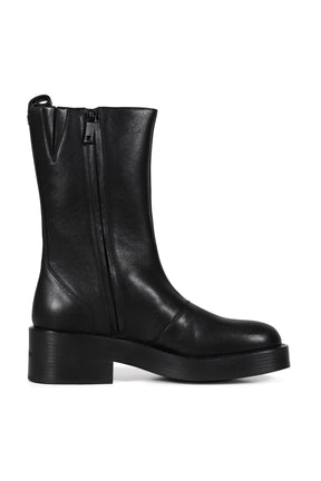 RIDER LEATHER BOOTS / BLACK 