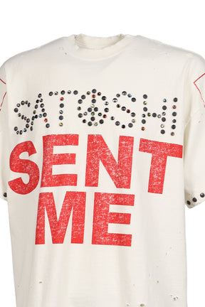 SATOSHI SENT ME TEE / WHT