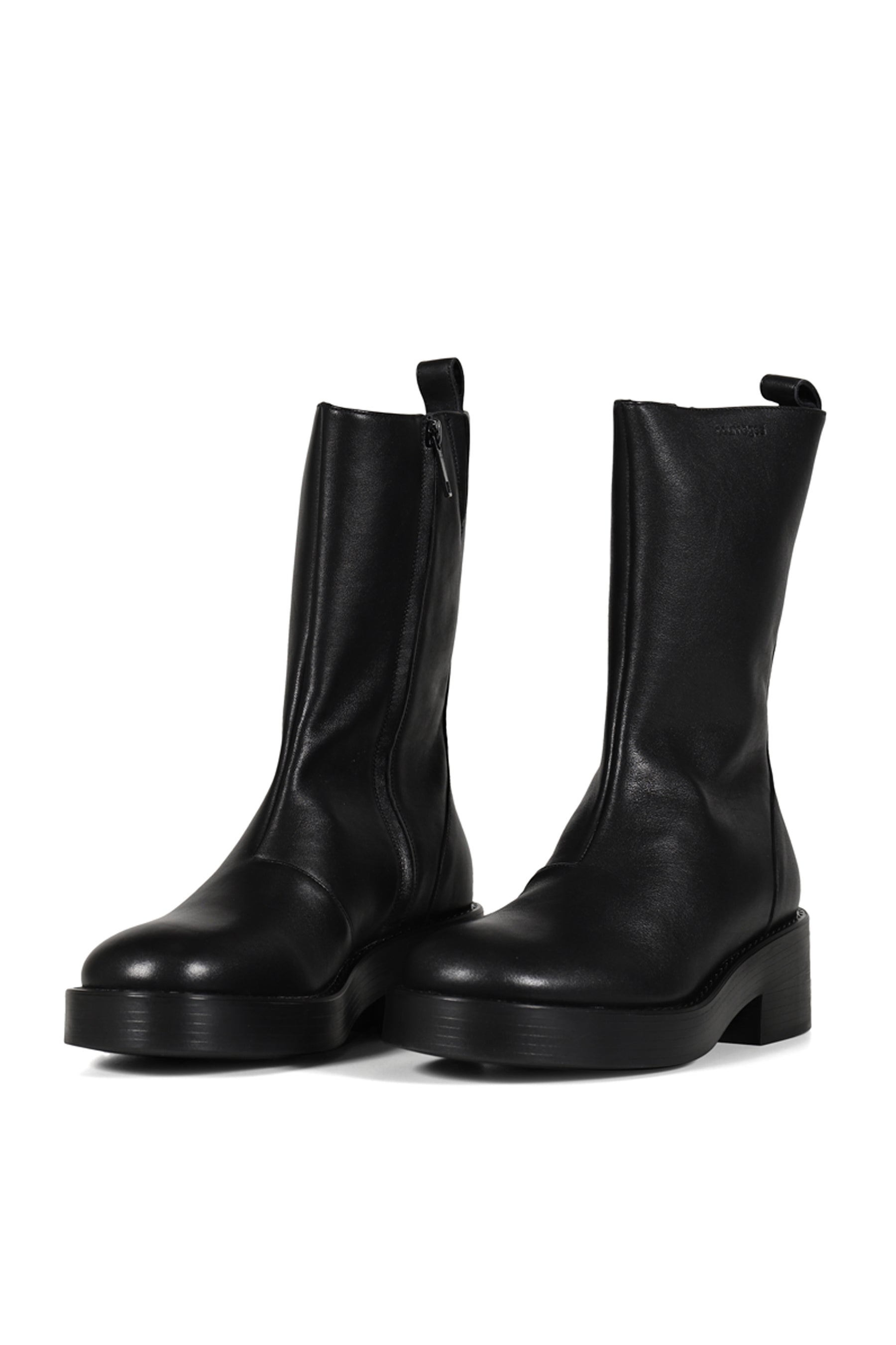 RIDER LEATHER BOOTS / BLACK 