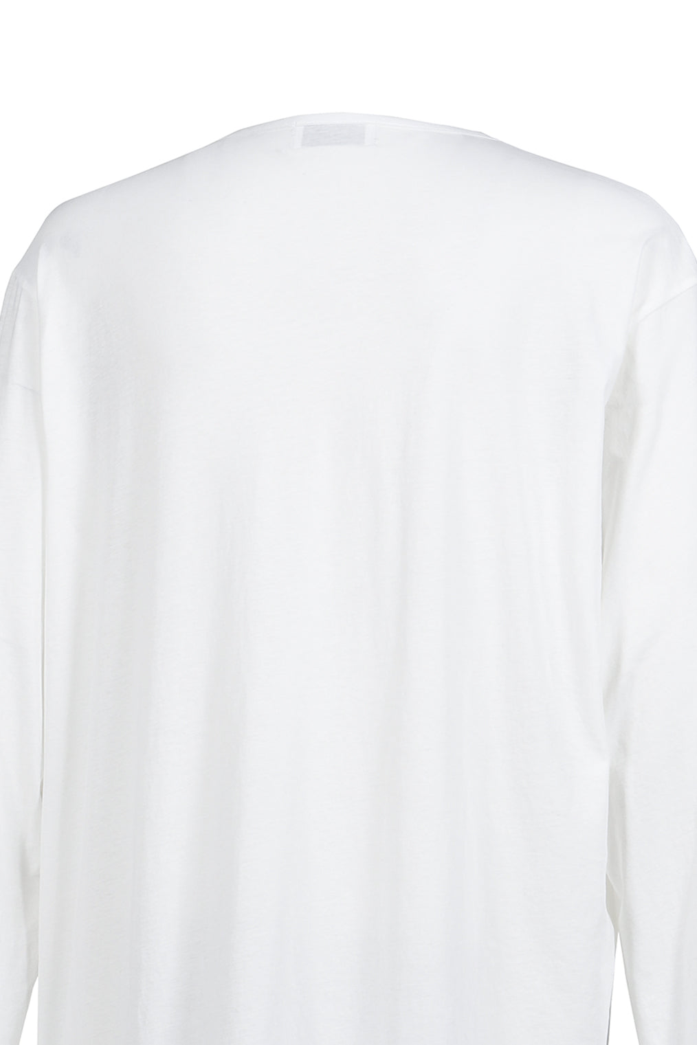L/S MESSAGE PRINT T-SHIRT / WHT