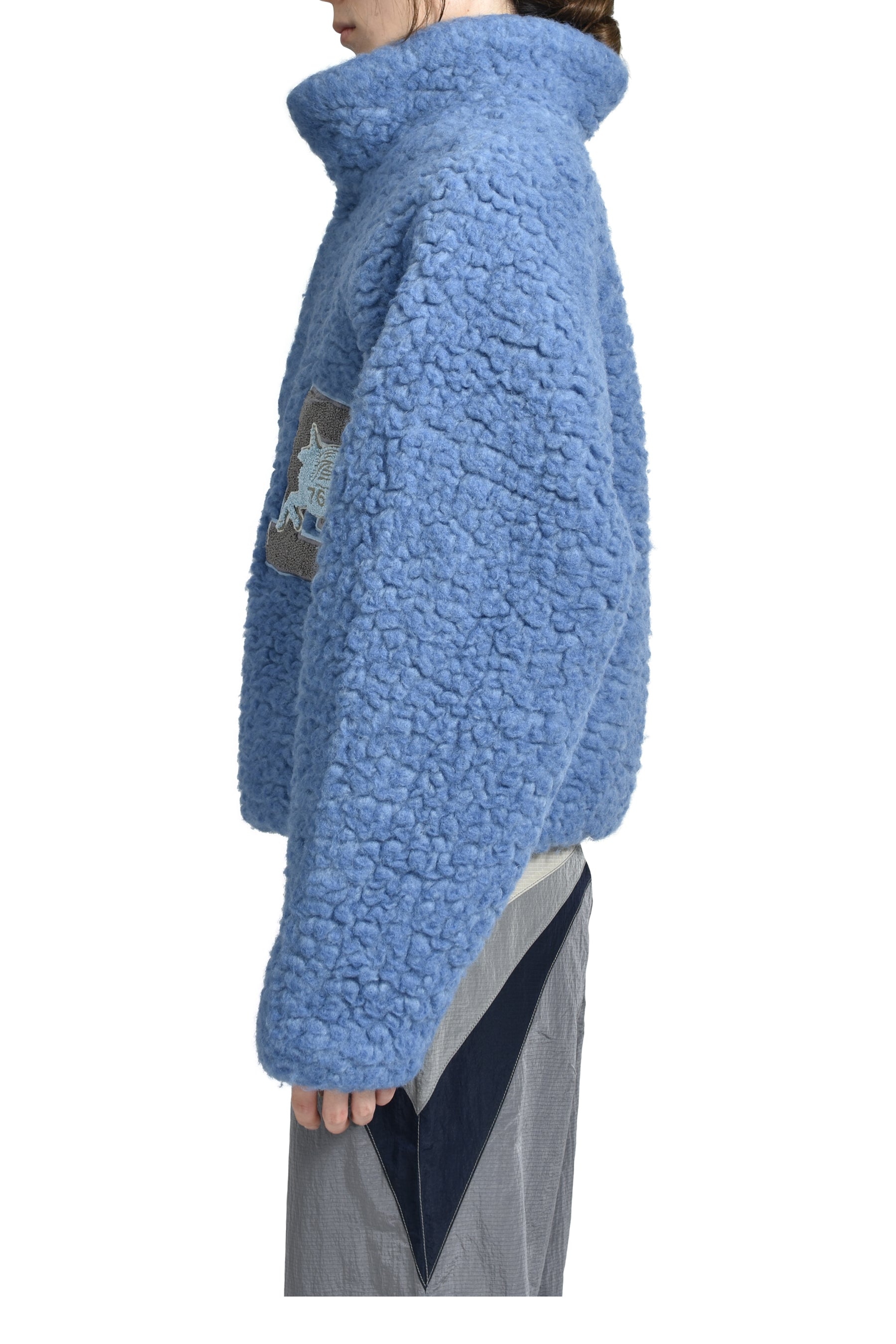 VARSITY JACKET WOVEN / BLU