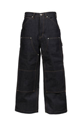 RIGID PAINTER DENIM WIDE PANTS / IND
