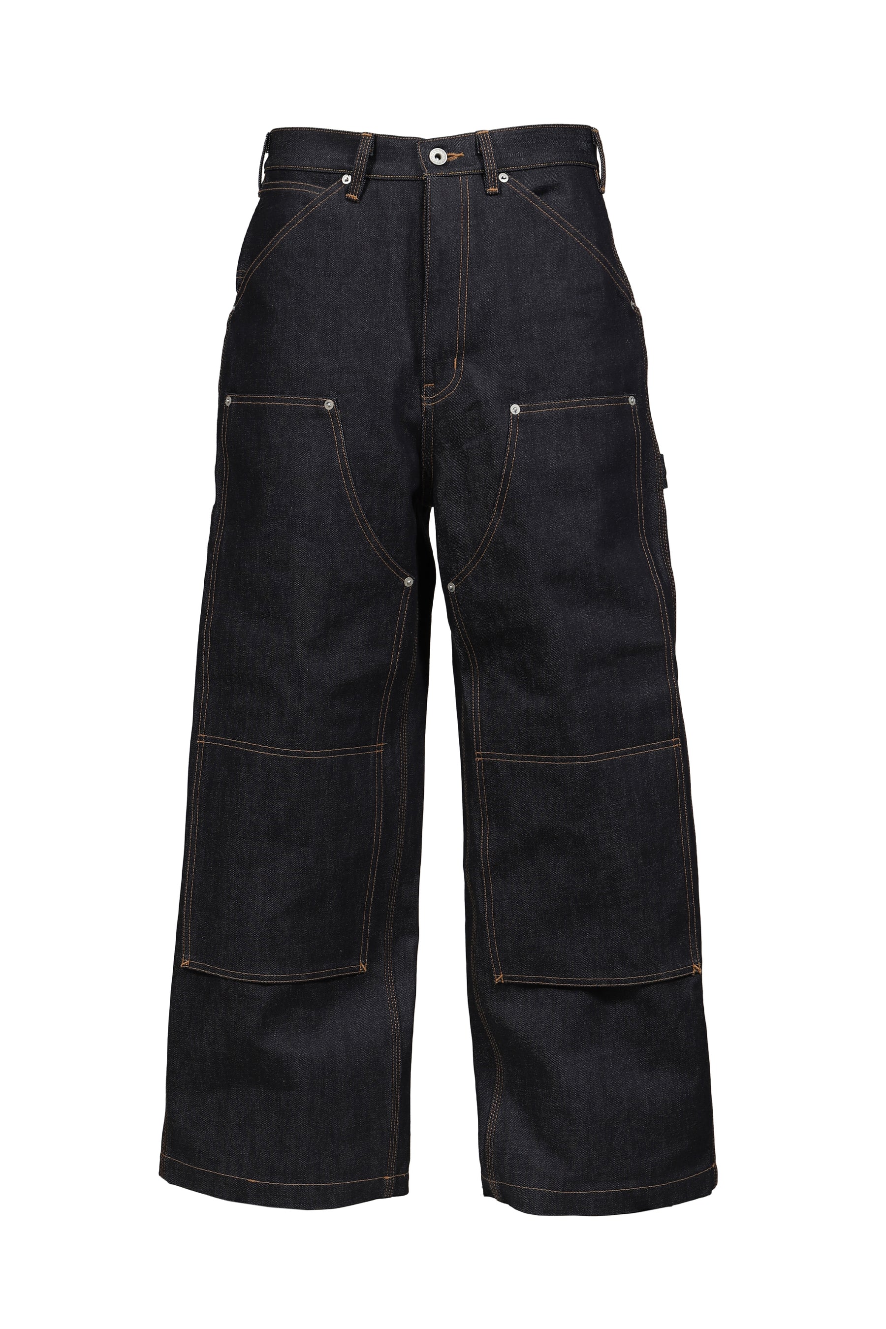 RIGID PAINTER DENIM WIDE PANTS / IND