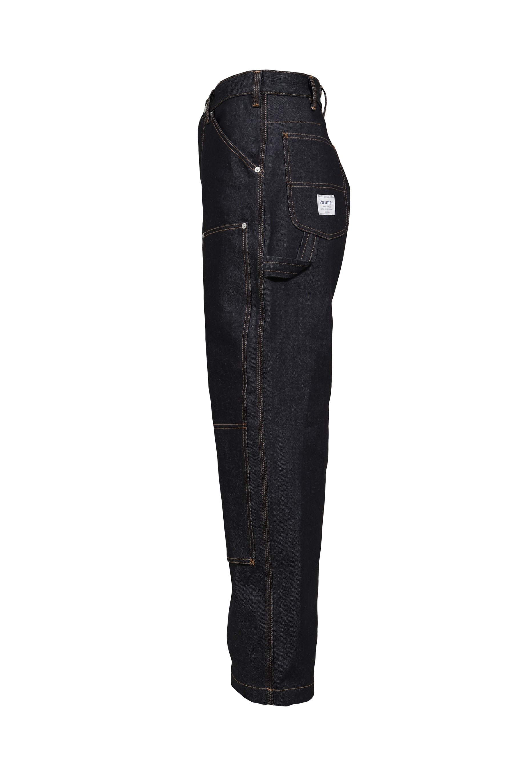 RIGID PAINTER DENIM WIDE PANTS / IND