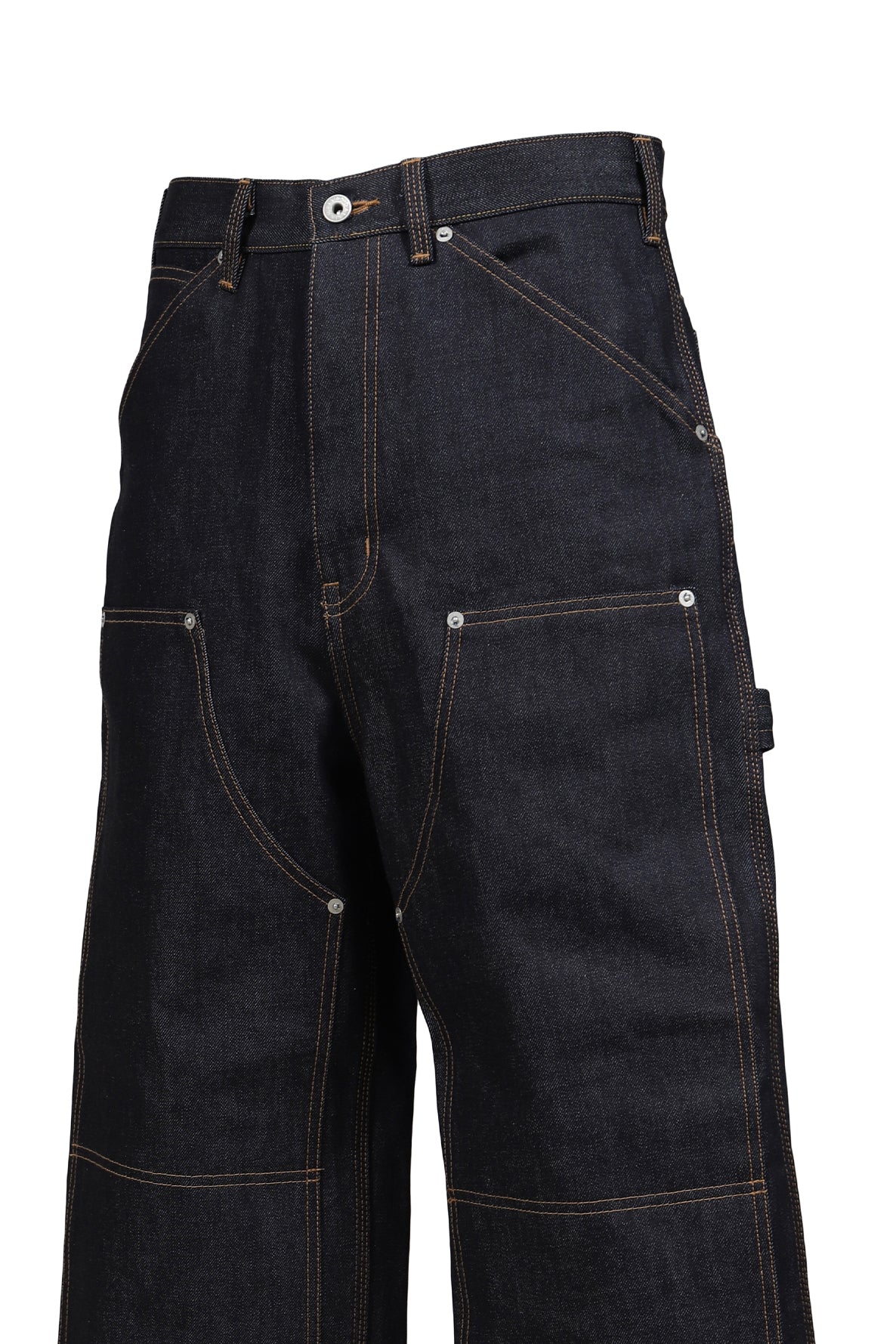 RIGID PAINTER DENIM WIDE PANTS / IND