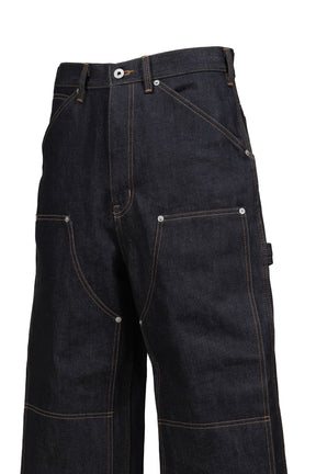 RIGID PAINTER DENIM WIDE PANTS / IND