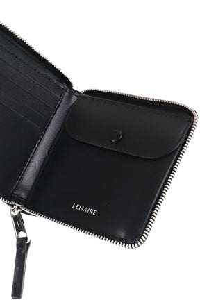 PATINA ZIP COMPACT BI FOLD / BLK