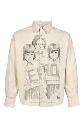 HENRI’S EVERYDAY SHIRT (TWINS WITH MOTHER) / WHT BLK
