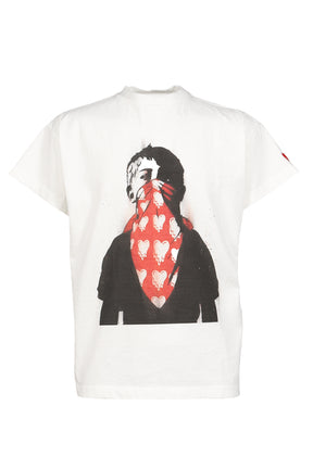 EU DK MASK S/S TEE / WHT
