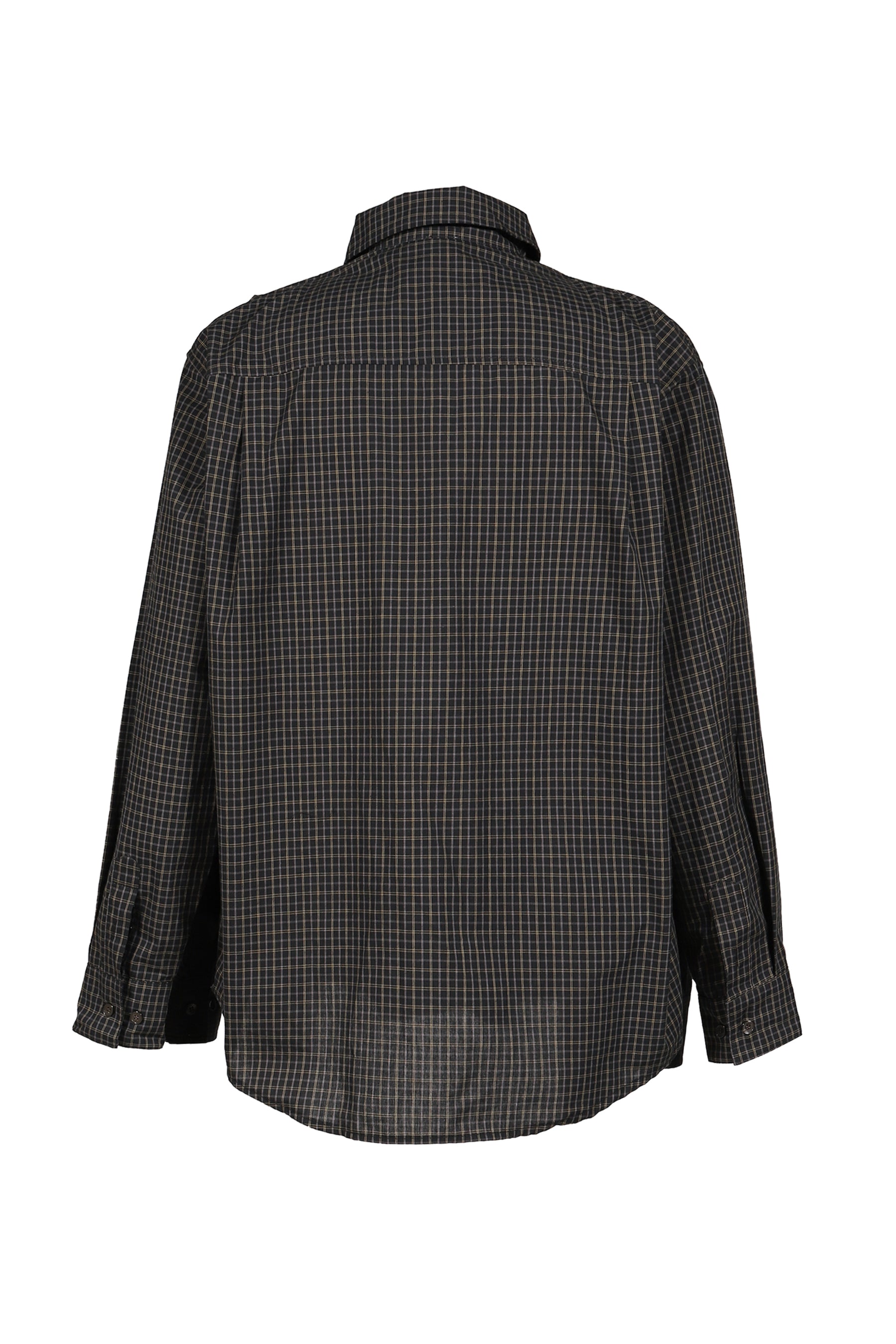 FOUR HANDS CHECK SHIRTS / BLK