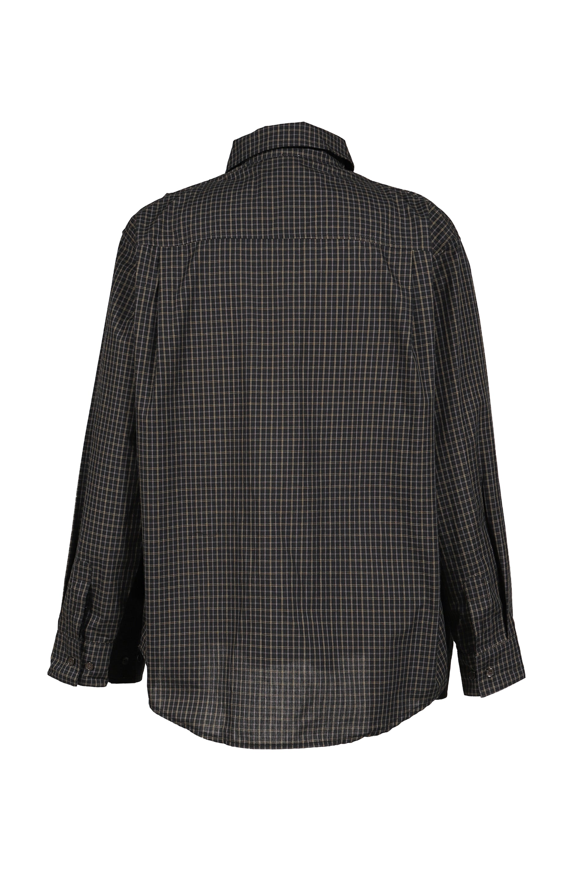 FOUR HANDS CHECK SHIRTS / BLK