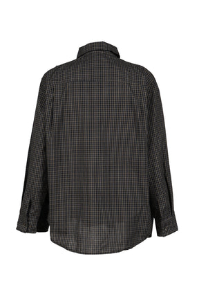 FOUR HANDS CHECK SHIRTS / BLK