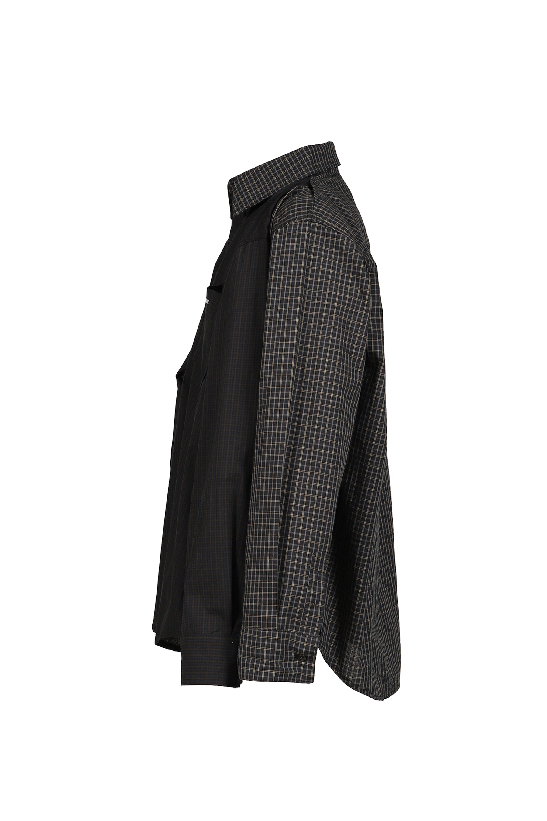 FOUR HANDS CHECK SHIRTS / BLK