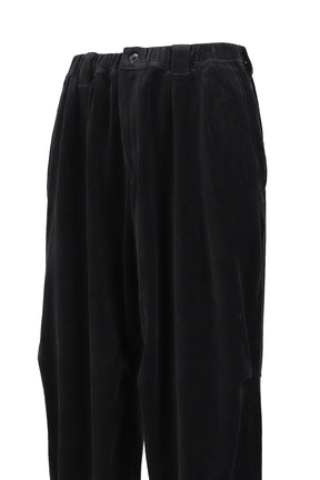 TBPR / VELOUR BALLOON PANTS / BLK