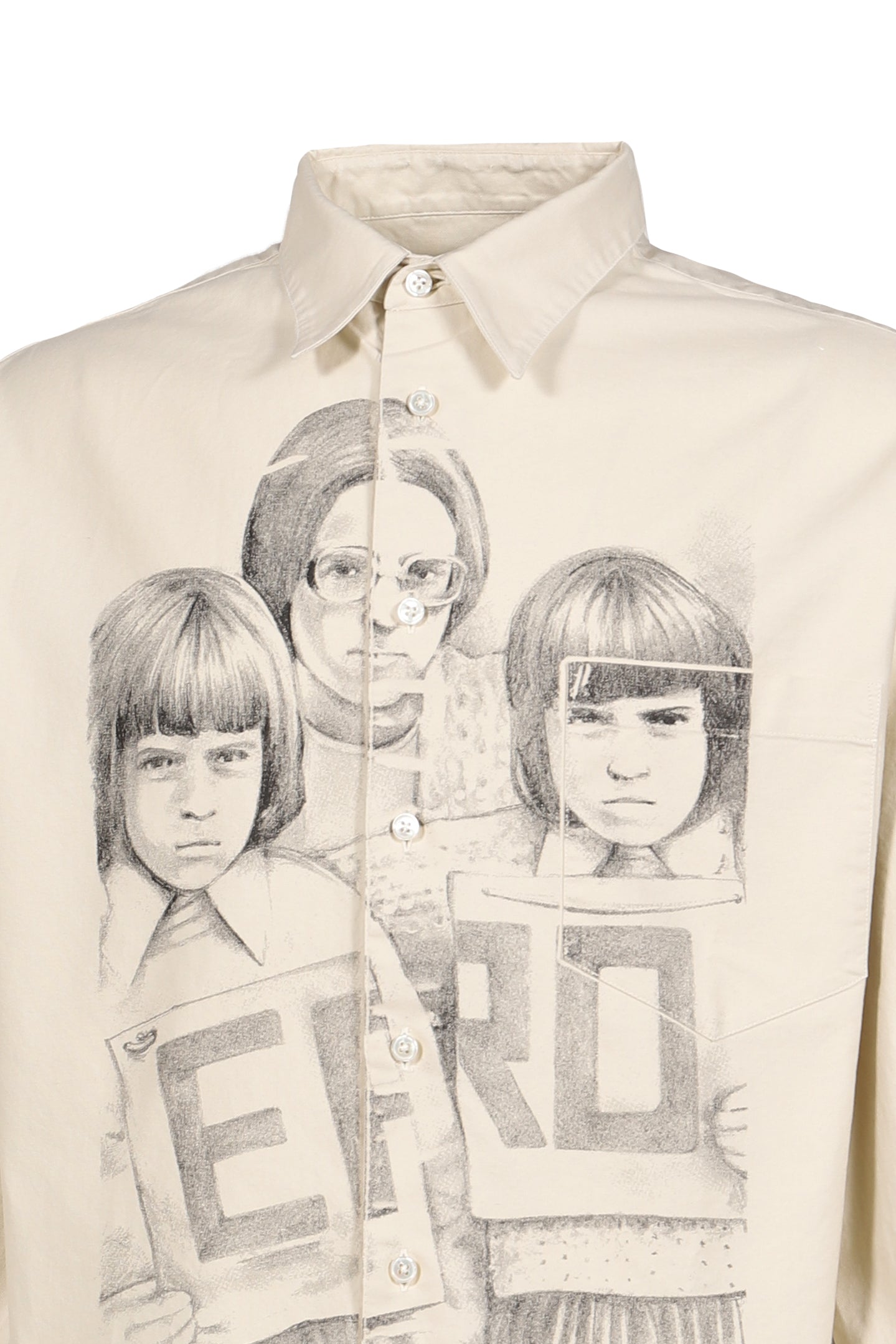 HENRI’S EVERYDAY SHIRT (TWINS WITH MOTHER) / WHT BLK