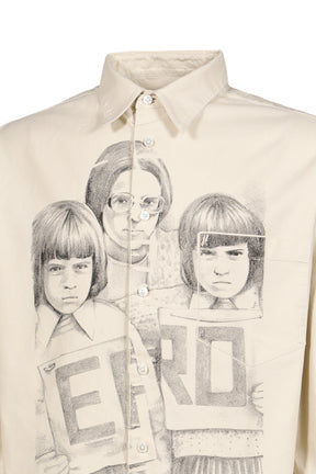 HENRI’S EVERYDAY SHIRT (TWINS WITH MOTHER) / WHT BLK