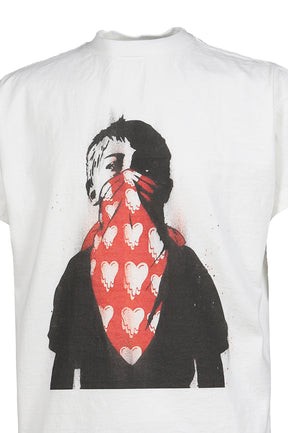 EU DK MASK S/S TEE / WHT