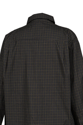 FOUR HANDS CHECK SHIRTS / BLK