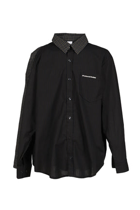 FOUR HANDS CHECK SHIRTS / BLK