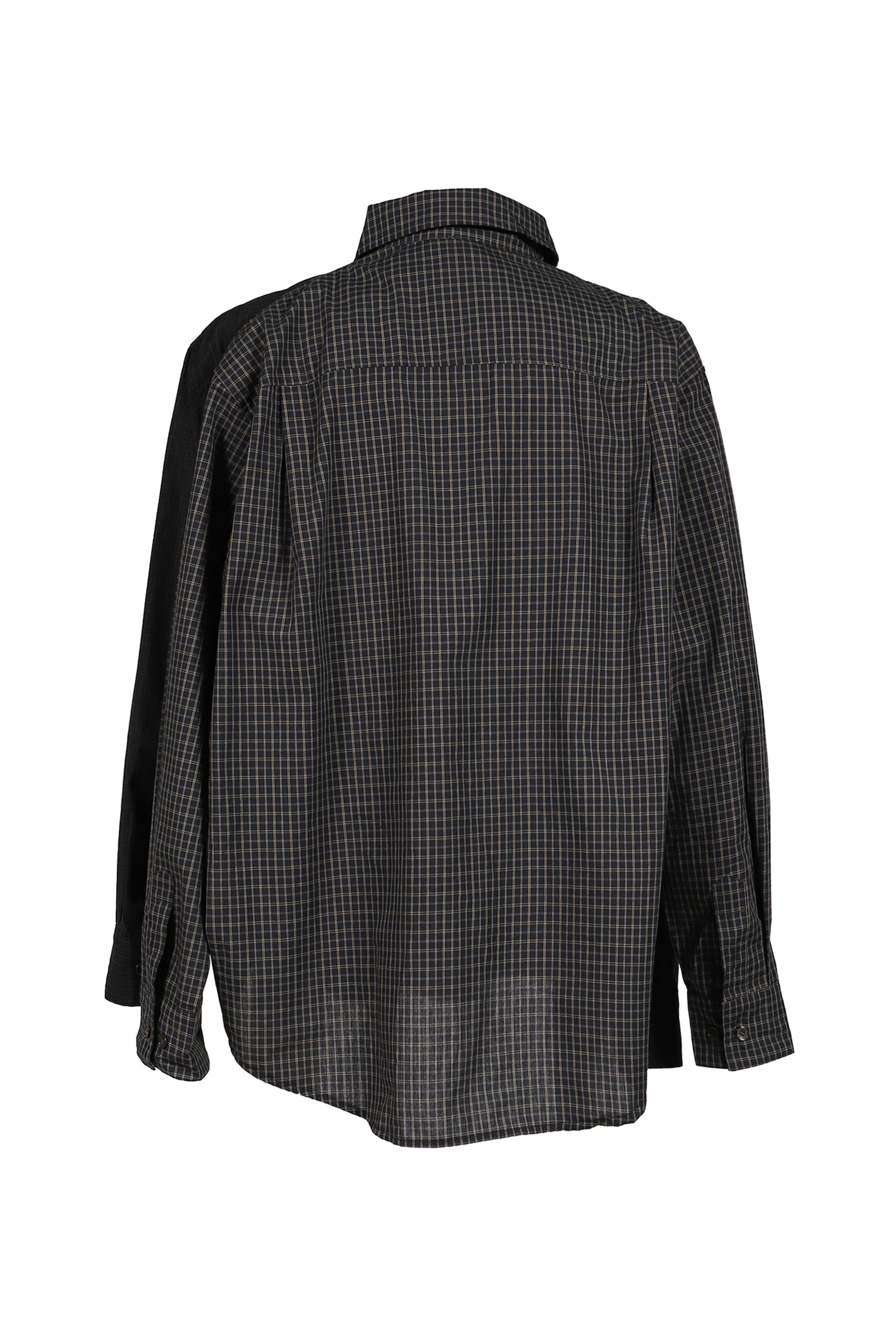 FOUR HANDS CHECK SHIRTS / BLK