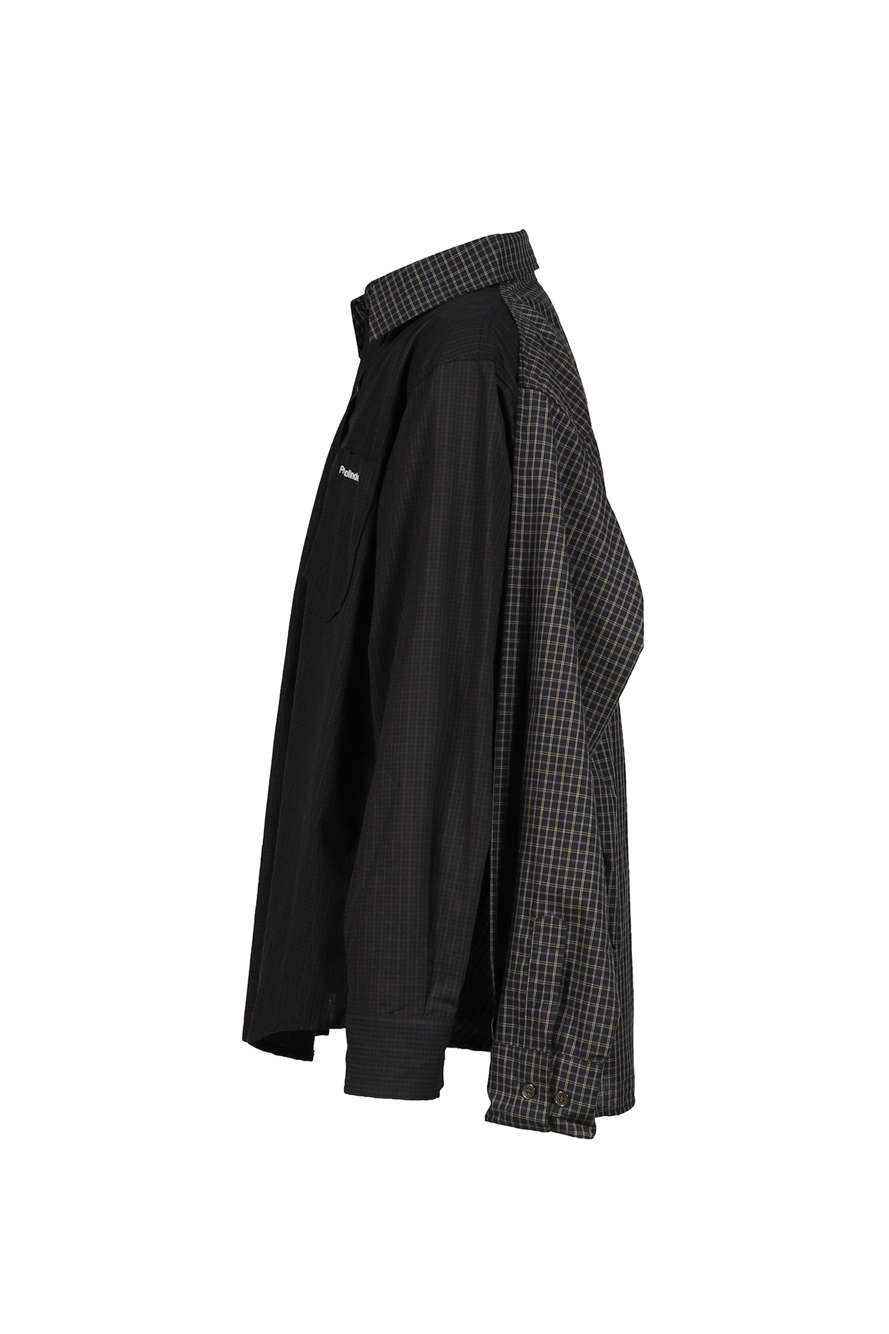 FOUR HANDS CHECK SHIRTS / BLK