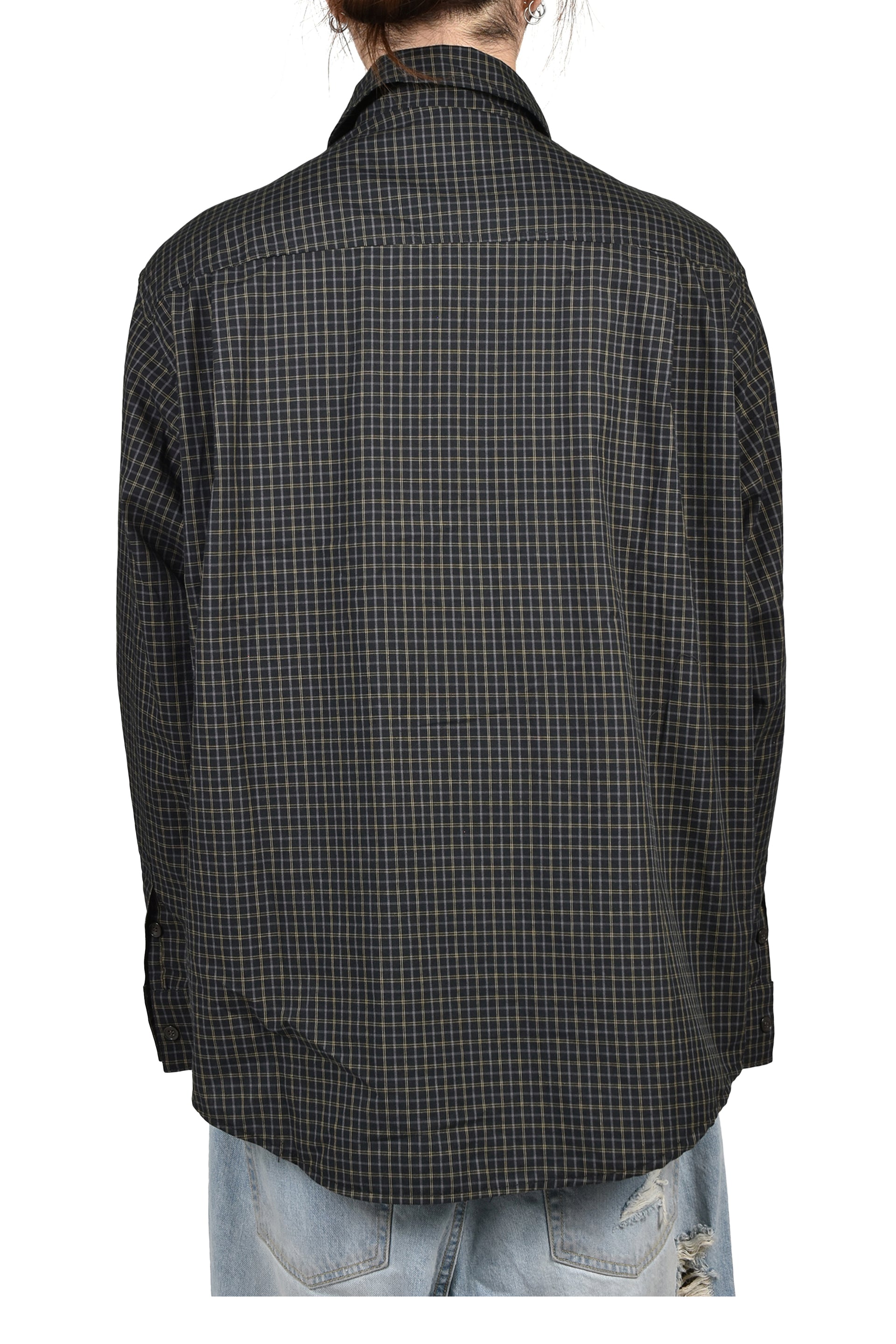 FOUR HANDS CHECK SHIRTS / BLK
