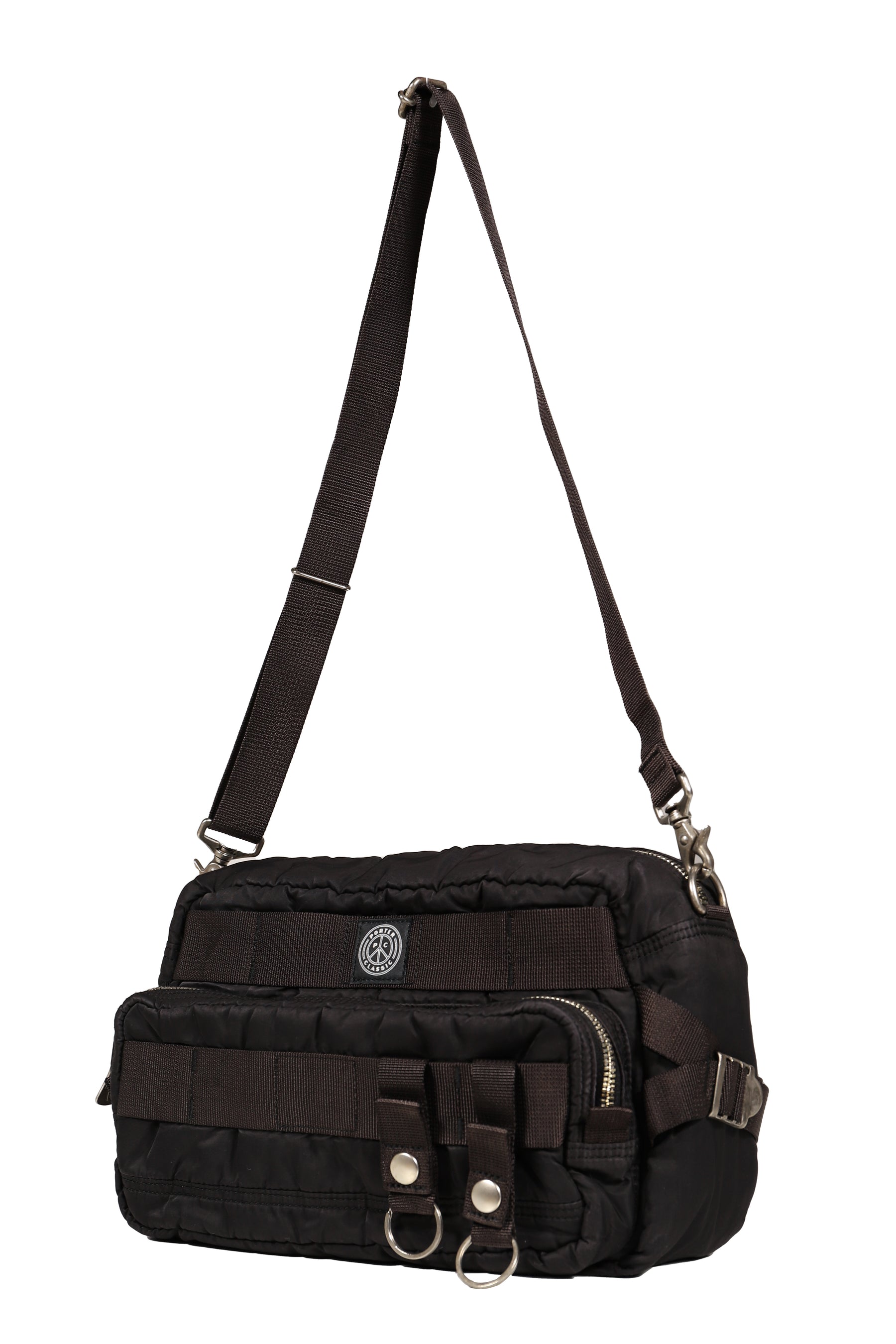 SUPER NYLON WAIST BAG / BLK