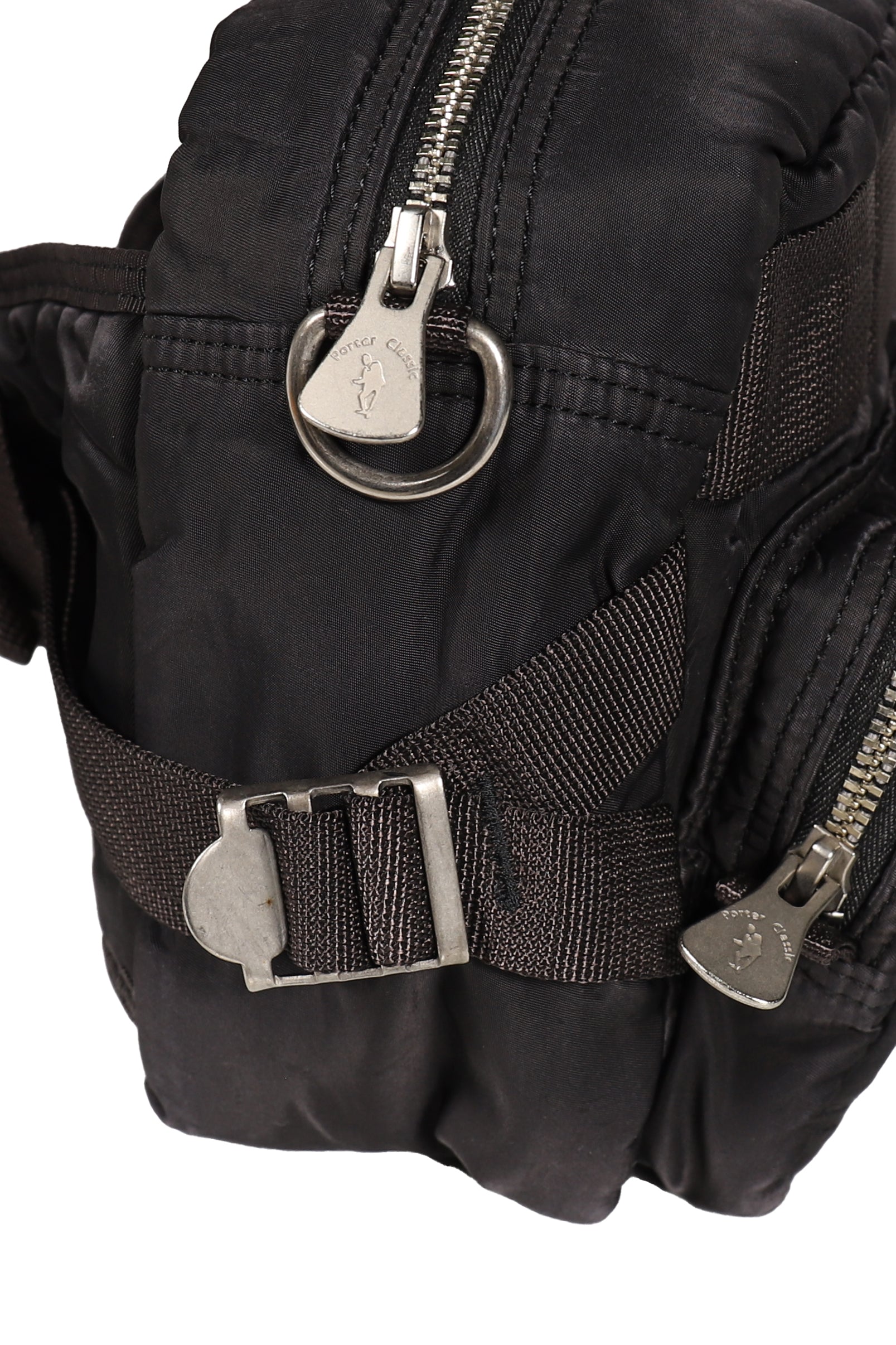 SUPER NYLON WAIST BAG / BLK