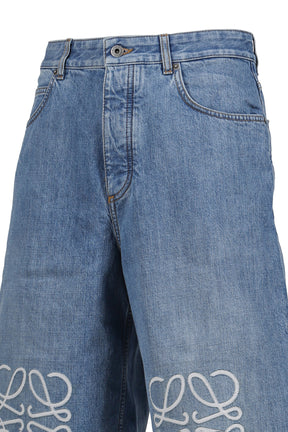 ANAGRAM SHORTS / WASHED DENIM BLU