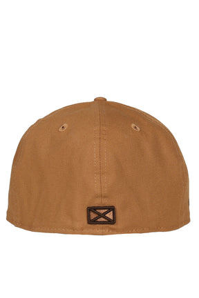 NEWERA 59FIFTY AUTHENTIC LOGO CAP / BRW/BRW