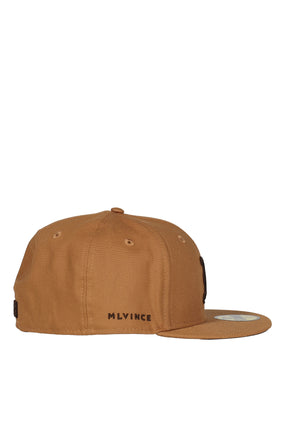 NEWERA 59FIFTY AUTHENTIC LOGO CAP / BRW/BRW