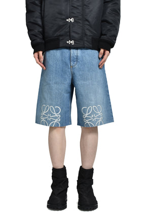 ANAGRAM SHORTS / WASHED DENIM BLU