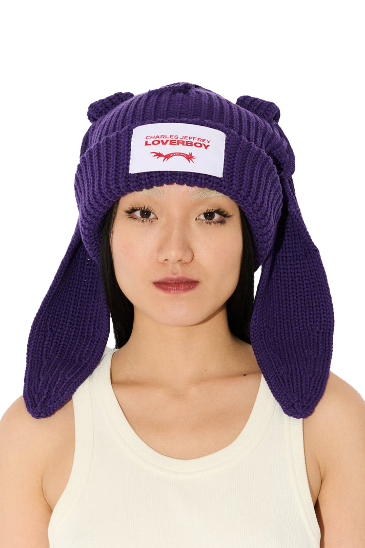 CHUNKY RABBIT BEANIE / PRP 