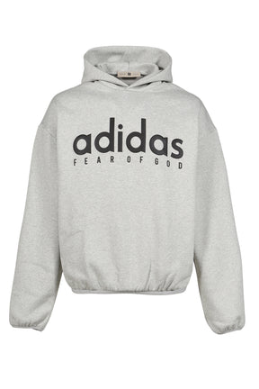 HEATHER FLEECE HOODIE / GRY 