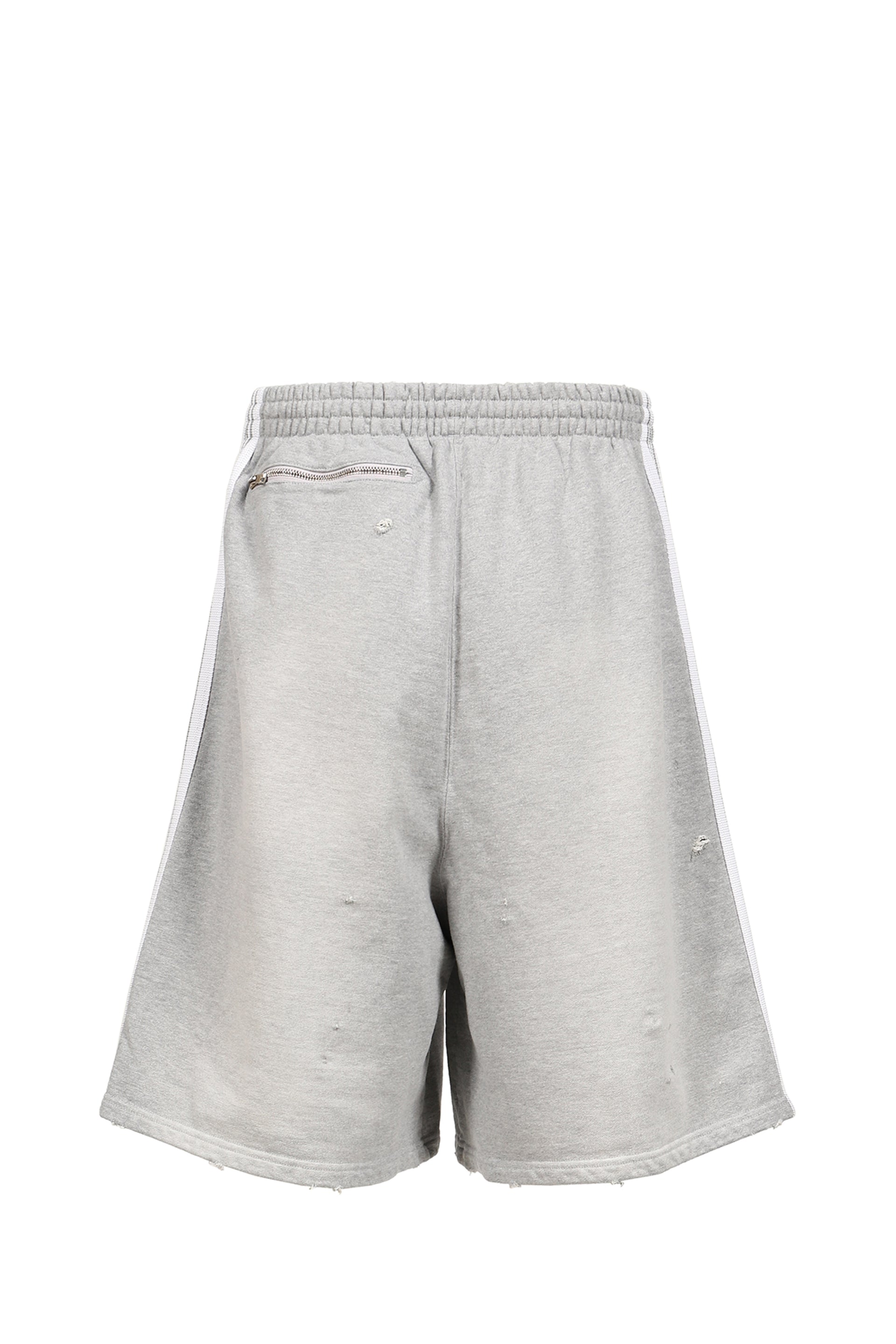 H.D. TRACK SHORT - COTTON JERSEY / DAMAGED (20TH EXCLUSIVE) / GRY