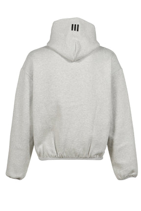 HEATHER FLEECE HOODIE / GRY 