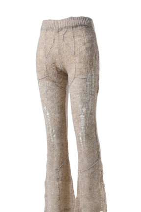 DEFORMATION KNIT PANTS / BEI