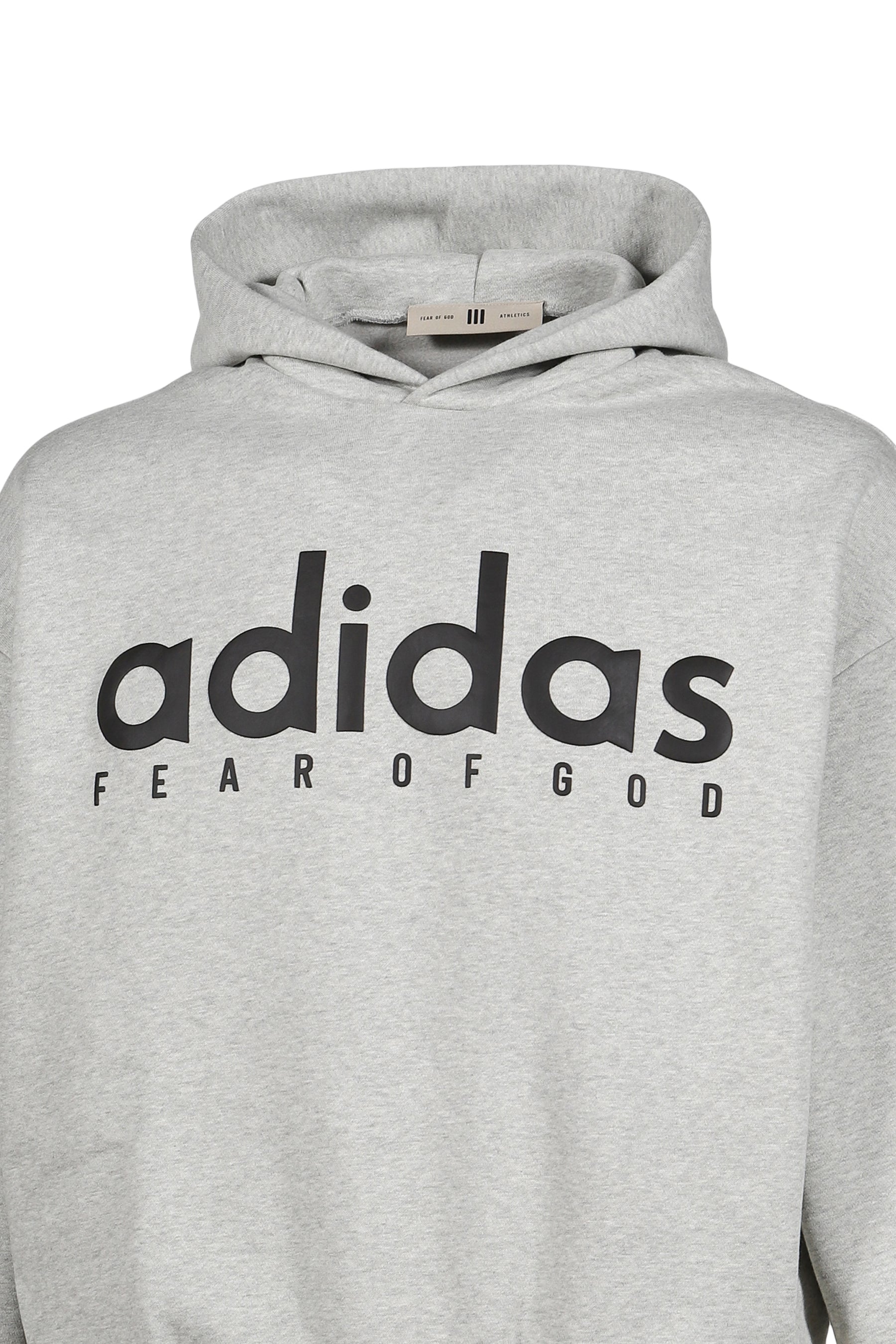 HEATHER FLEECE HOODIE / GRY 