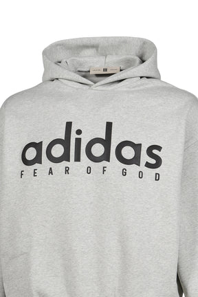 HEATHER FLEECE HOODIE / GRY 