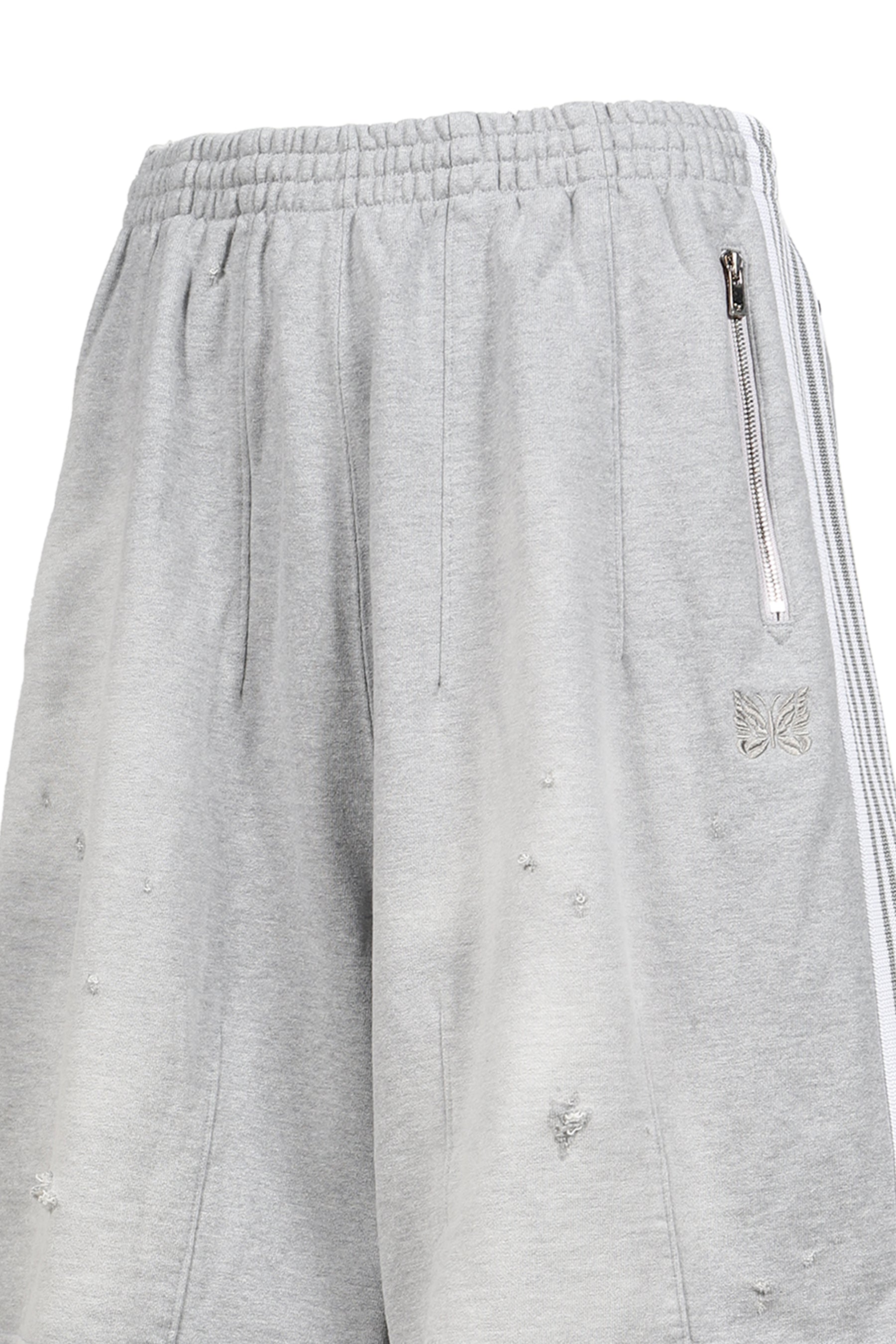H.D. TRACK SHORT - COTTON JERSEY / DAMAGED (20TH EXCLUSIVE) / GRY