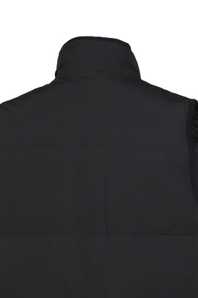 WEATHER CHINESE DOWN VEST / BLK