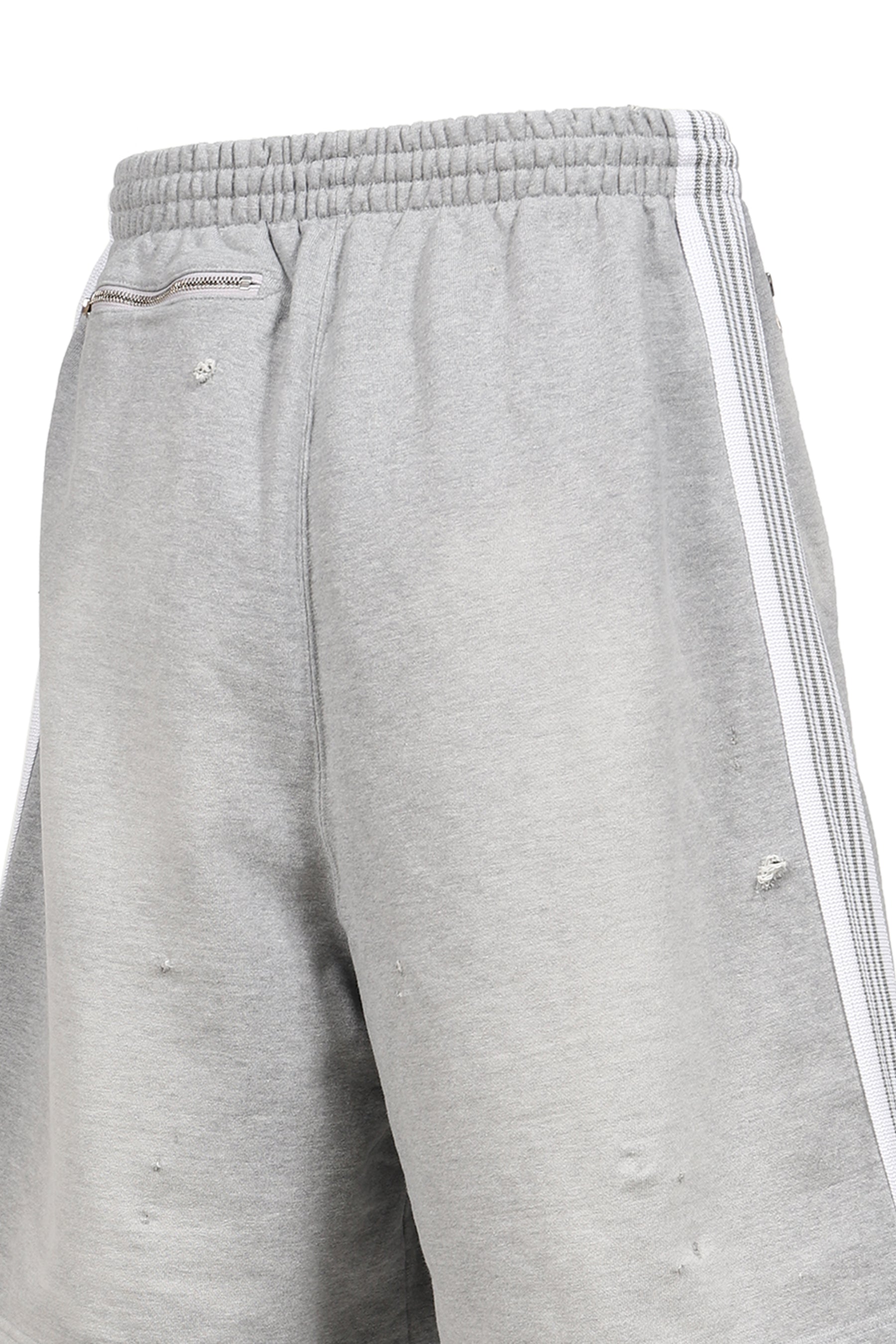 H.D. TRACK SHORT - COTTON JERSEY / DAMAGED (20TH EXCLUSIVE) / GRY