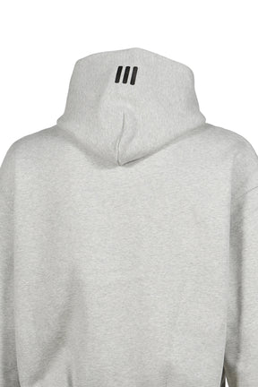 HEATHER FLEECE HOODIE / GRY 