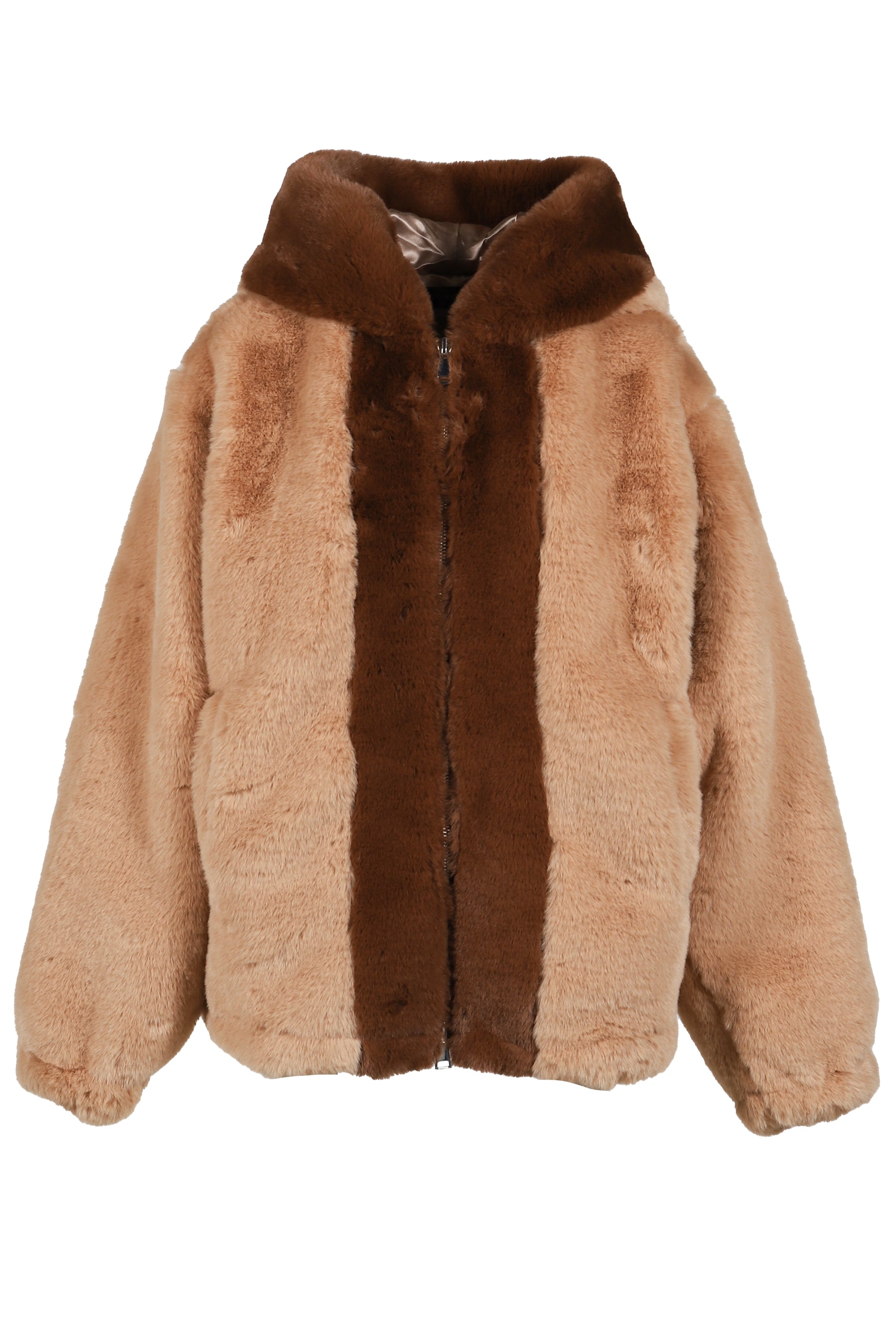 MLVINCE Melvins FW25 Faux Fur Jacket / BEI - NUBIAN