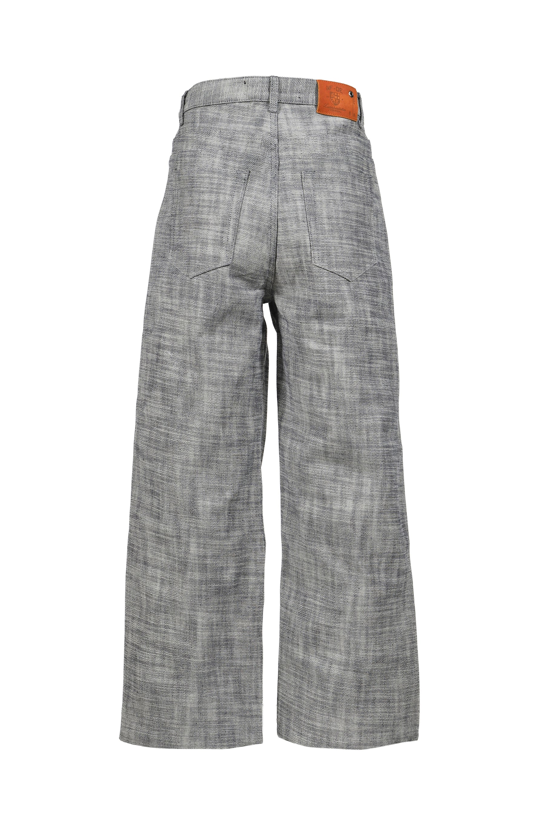 HEAVY STRUCTURED RAW DENIM / GRY 