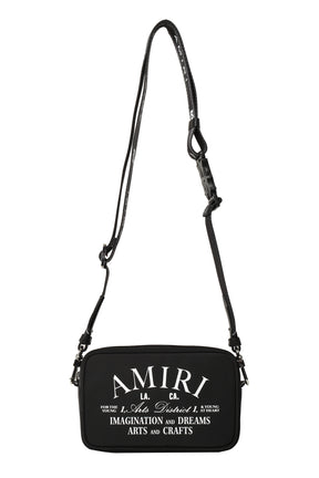 AMIRI logo jacquard camera bag